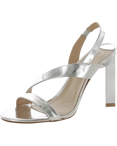 SCHUTZ SHOES Kelly Leather Slingback Heels - Natural
