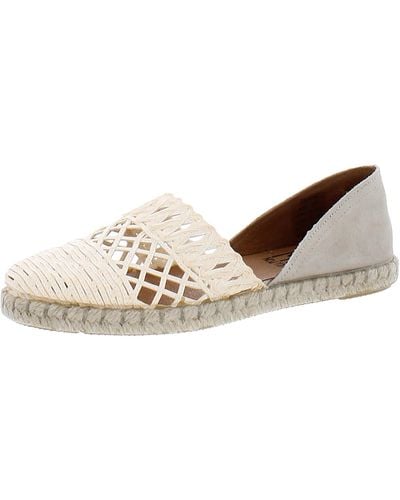 Miz Mooz Candie Suede Cut-out Loafers - Natural