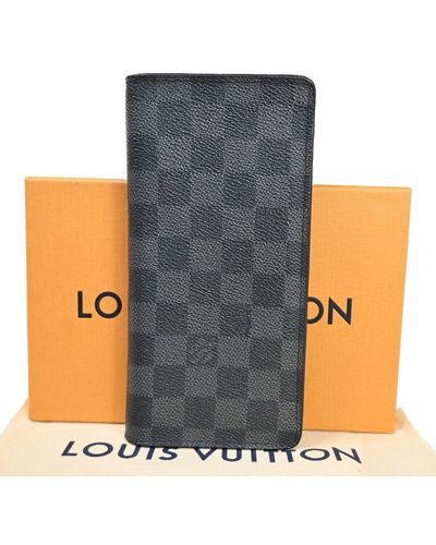 Louis Vuitton Brazza Canvas Wallet (pre-owned) - Gray