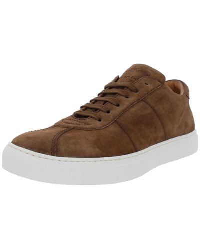 To Boot New York Charger Suede Low Top Sneakers - Brown