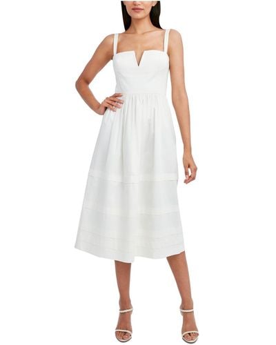 BCBGMAXAZRIA Boning Long Maxi Dress - White