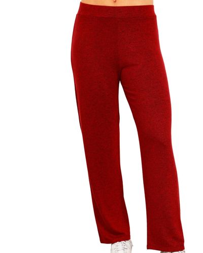 French Kyss Solid Lounge Pant - Red