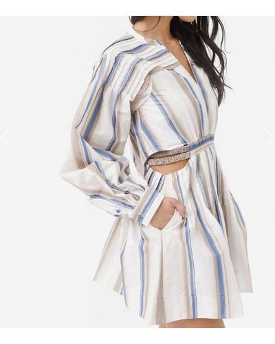 Jonathan Simkhai Tracie Stripe Dress - White