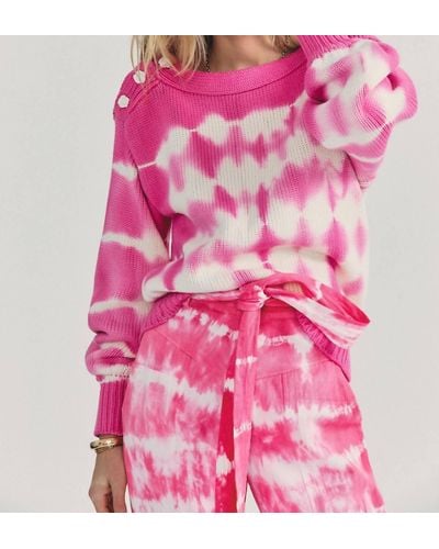 LoveShackFancy Gallantin Pullover - Pink