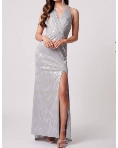 Forever Unique Missouri Dress - Metallic