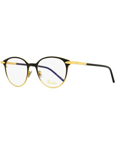 Pomellato Oval Eyeglasses Pm0055o Black/gold 50mm