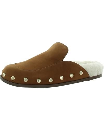 Aqua Scout The City Comfy Cozy Slide Slippers - Brown