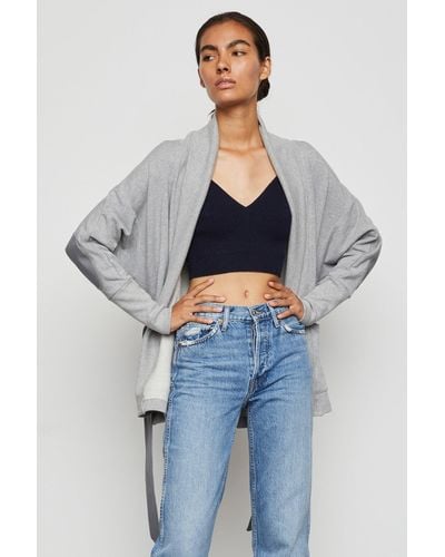 Bailey 44 knit deals jean vest hoodie