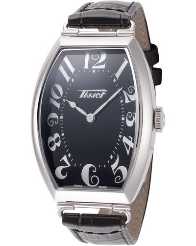 Tissot T1285091605200 Hertiage 42.45mm Quartz Watch - Black