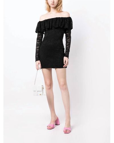 Caroline Constas Alessia Mini Dress - Black