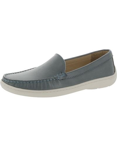 Driver Club USA San Diego Leather Loafer Golf Shoes - Gray