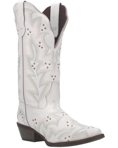 Laredo Ladies Adrian Snip Toe Western Cowboy Boot - Gray