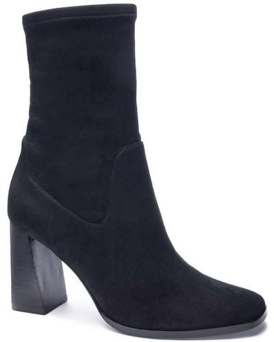 Chinese Laundry Kyrie Suedette Booties - Blue