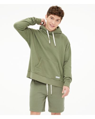 Aéropostale Logo Tag Pullover Hoodie - Green