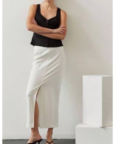 Crescent Leanne Maxi Skirt - White