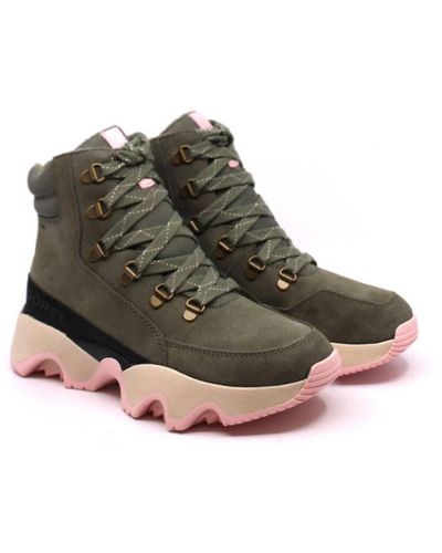 Sorel Impact Conquest Sneaker Boots - Green