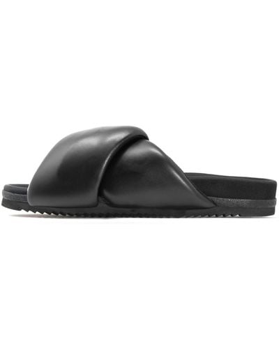 Roam Foldy Puffy Slide Sandal - Black