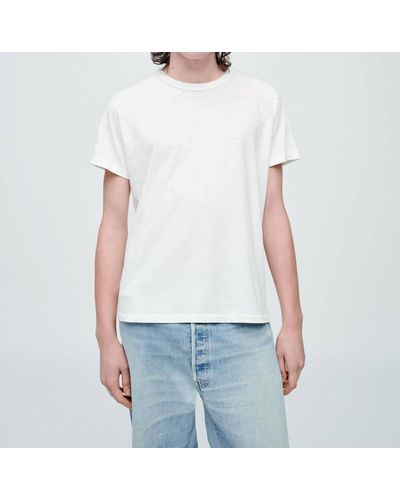 RE/DONE Classic Tee - White