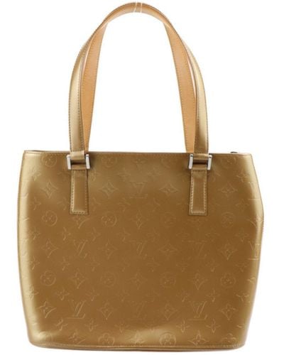 Louis Vuitton Stockton Canvas Shoulder Bag (pre-owned) - Natural