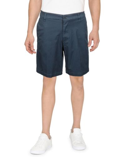 Dockers Mid-rise 8" Inseam Flat Front - Blue
