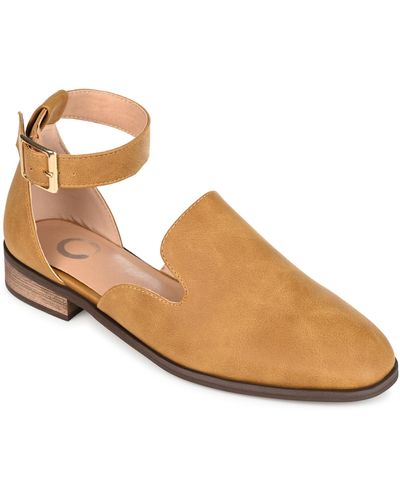 Journee Collection Collection Wide Width Loreta Flat - Brown