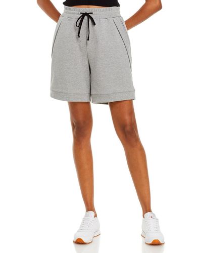 3.1 Phillip Lim French Terry Pull On Shorts - Gray