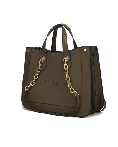 MKF Collection by Mia K Stella Vegan Leather 's Tote Bag - Green