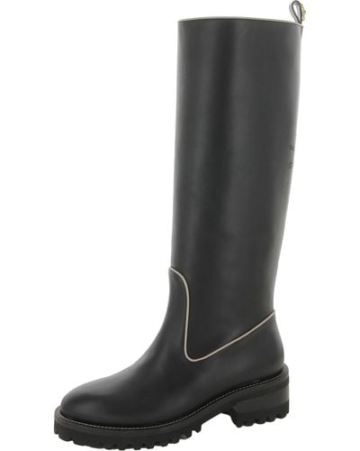 Fabrizio Viti Farrah Flat Tall Knee-high Boots - Black