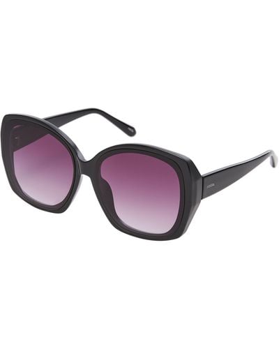 Fossil Square Sunglasses - Purple