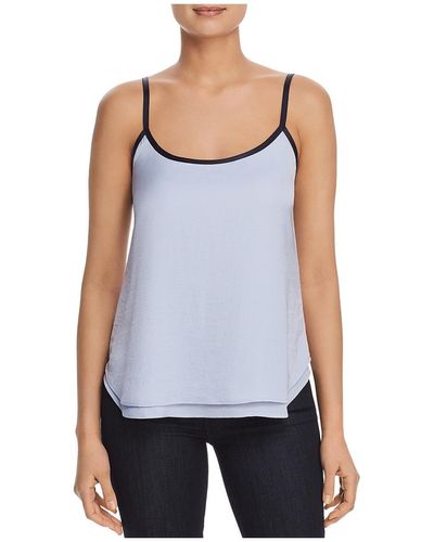 Kenneth Cole Satin Tank Cami - Blue