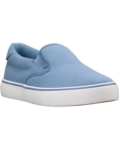 Lugz Clipper Jersey Slip-on Flat Casual And Fashion Sneakers - Blue