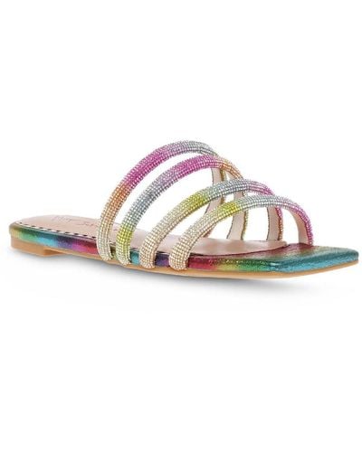 Betsey Johnson Dilon Slip On Casual Slide Sandals - Multicolor