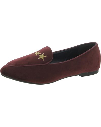 Nautica Campamil Velvet Embroide Loafers - Brown