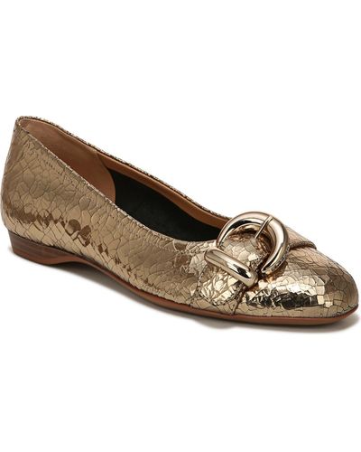 Naturalizer Polly Leather Embellished Loafers - Gray