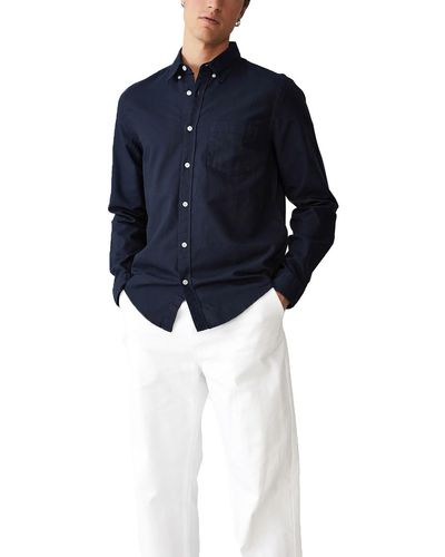 Cotton On Collared Work Wear Button-down Shirt - Blue
