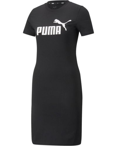 PUMA Essentials Slim Tee Dress - Black