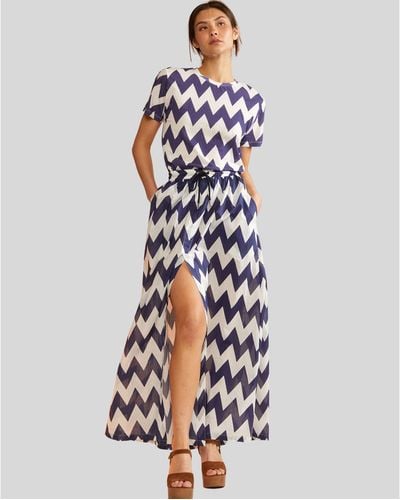 Cynthia Rowley Cotton Voile Skirt - Blue
