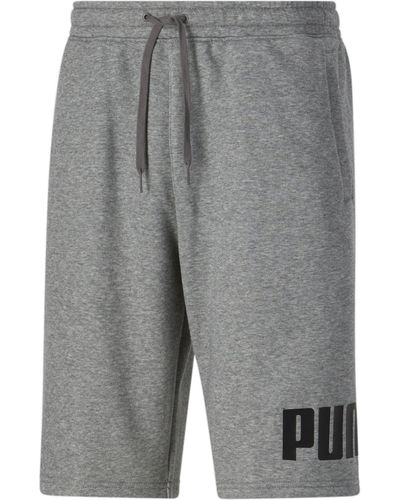 PUMA Logo 10" Shorts - Gray