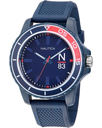 Nautica Finn World 3-hand Wheat Fiber Watch - Blue