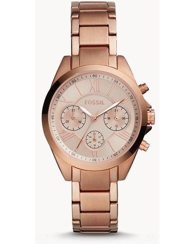 Fossil Modern Courier Midsize Chronograph - Pink