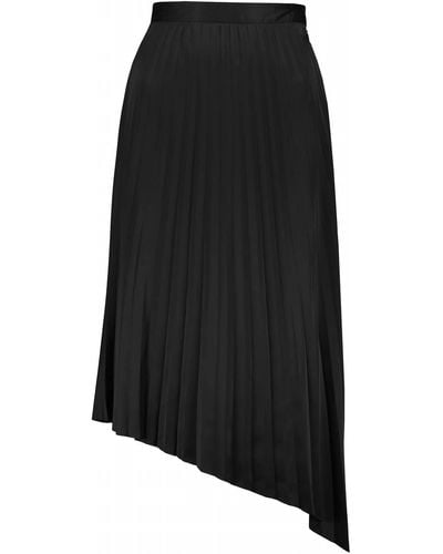 Bishop + Young Pleated Midi Skirt - Black