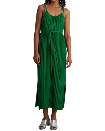 Eleven Six Simone Pleated Midi Dress - Green