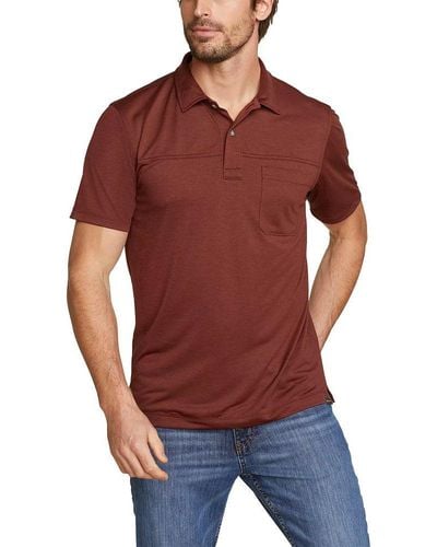Eddie Bauer Fusion Performance Polo - Red