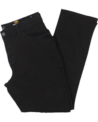 Lee Jeans Flex Motion Regular Fit Mid-rise Straight Leg Jeans - Black