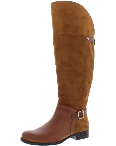 Naturalizer January Wide Calf Over-the-knee Boots - Brown