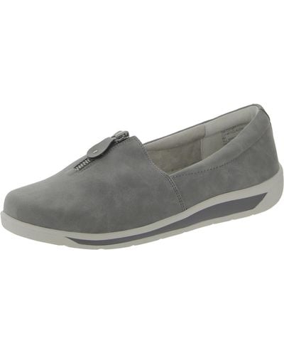 White Mountain Claudie Faux Leather Comfort Insole Slip-on Sneakers - Blue