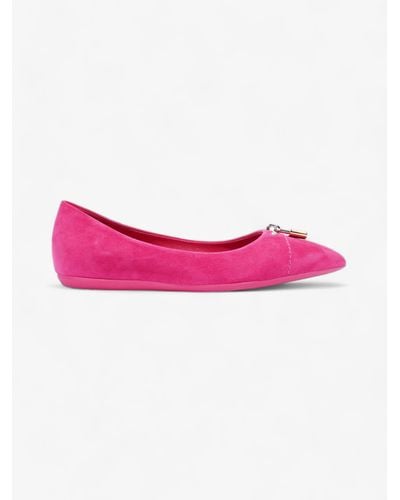 Louis Vuitton Ballet Flat Velvet - Pink