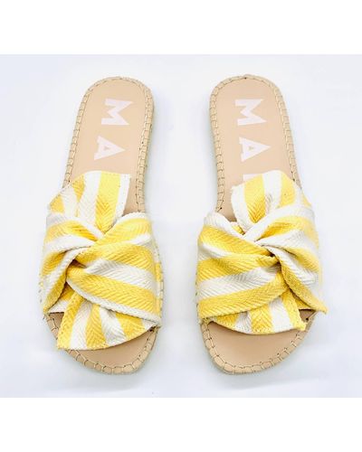 Manebí Twist Sandal - Yellow