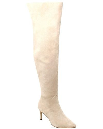 Charles David Piano Suede Boot - White