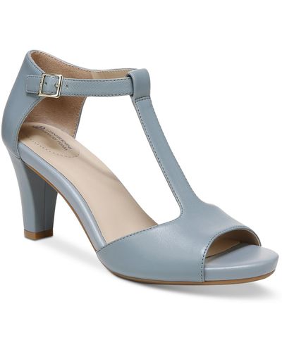 Giani Bernini Claraa Open-toe T-strap Dress Sandals - Blue